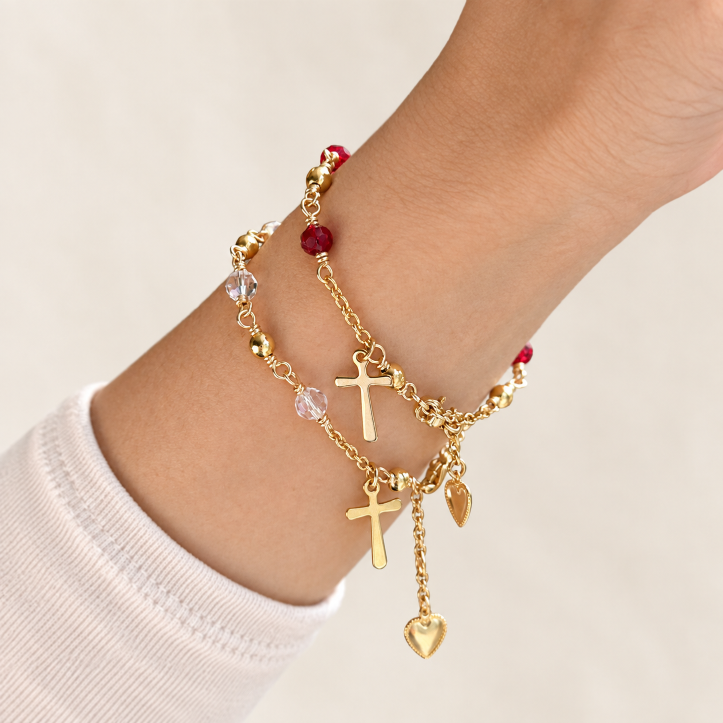 Swarovski Crystal Rosary Bracelet