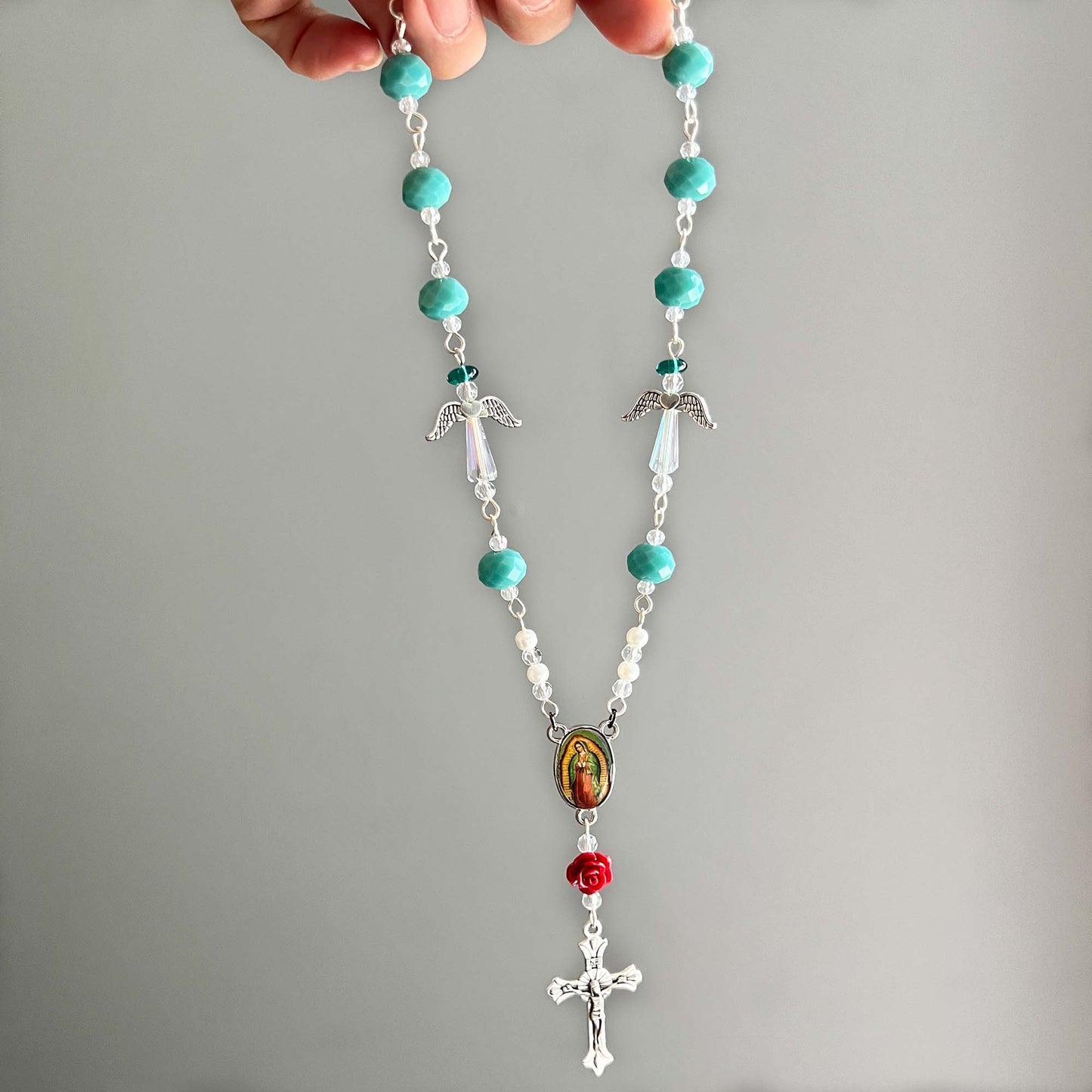 Virgin Mary Car Charm