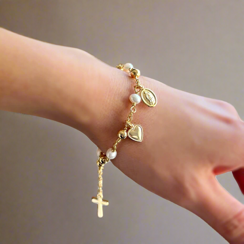 Virgin Mary Bracelet Women's Jewelry – Mangata Crafts Virgin Mary Bracelet Women's Jewelry – Mangata Crafts