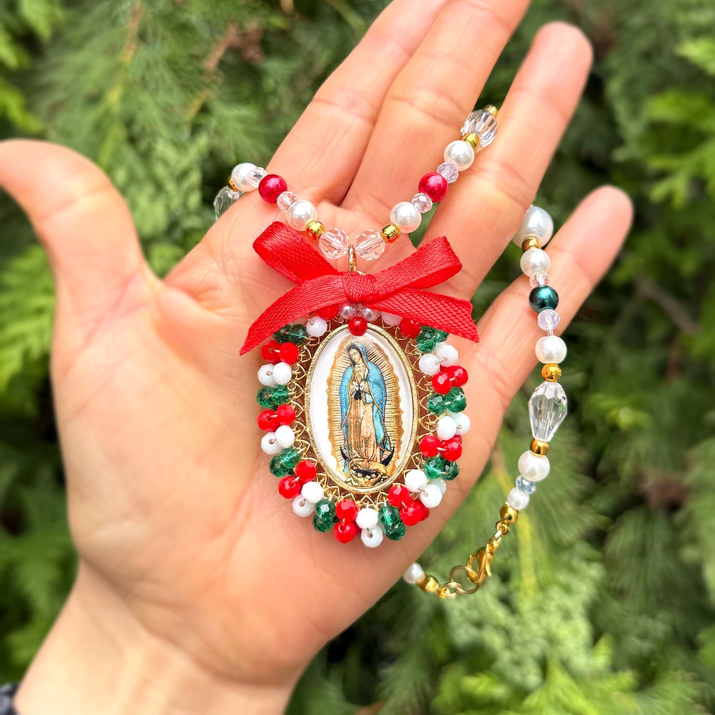 Virgin Guadalupe Mexican Car Charm