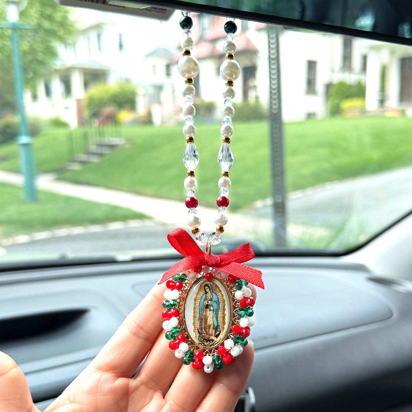 Virgin Guadalupe Mexican Car Charm
