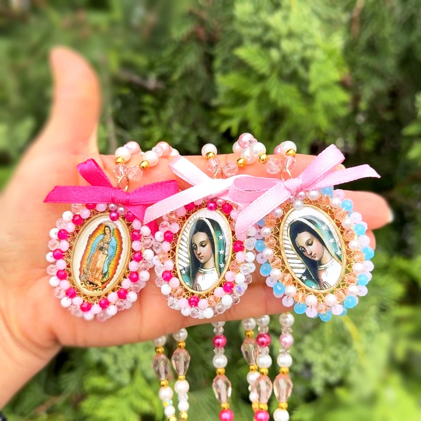 Mary Car Charm