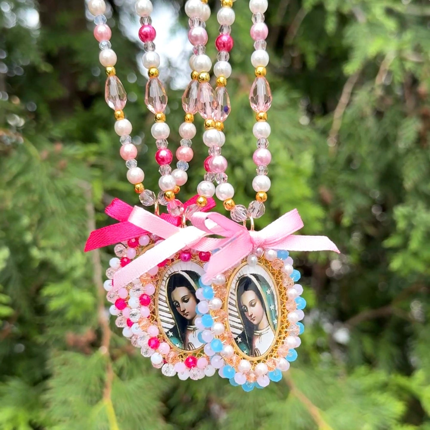 Mary Car Charm