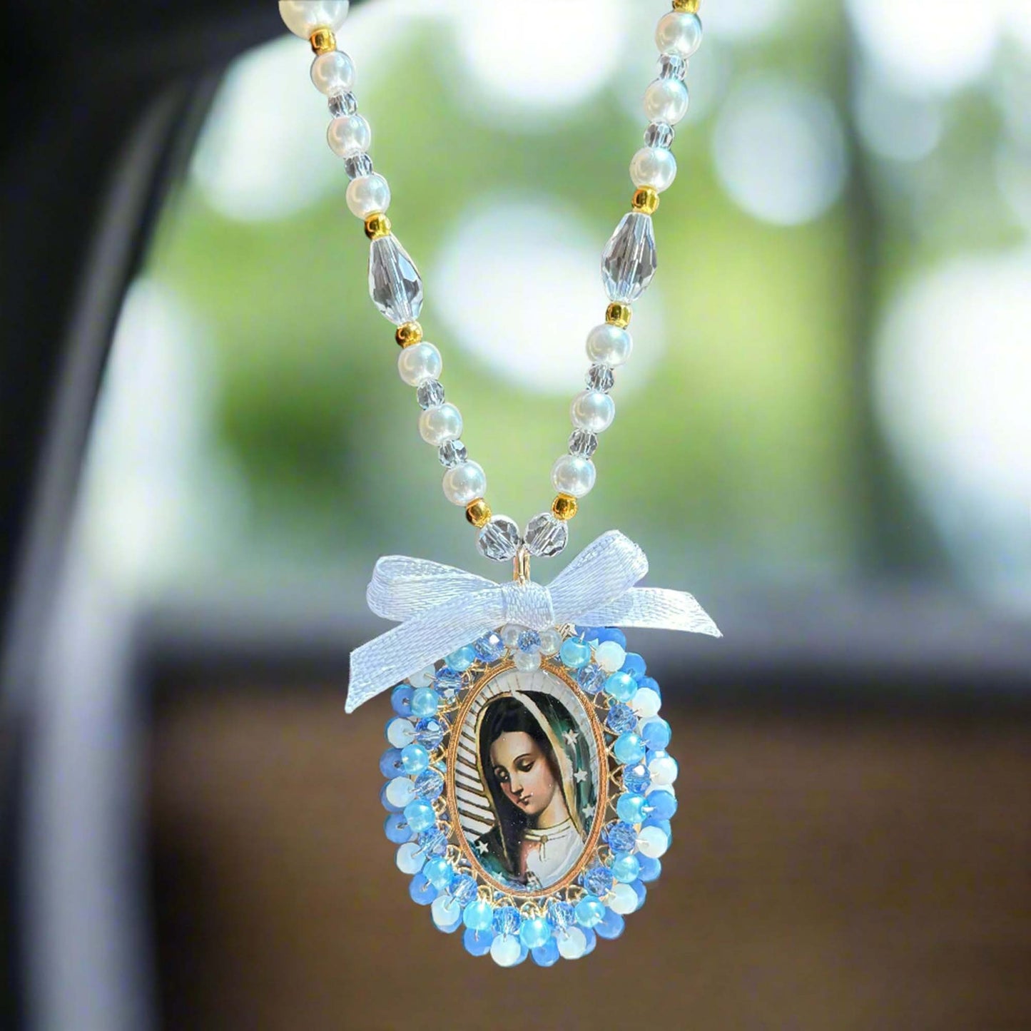 Mary Car Charm