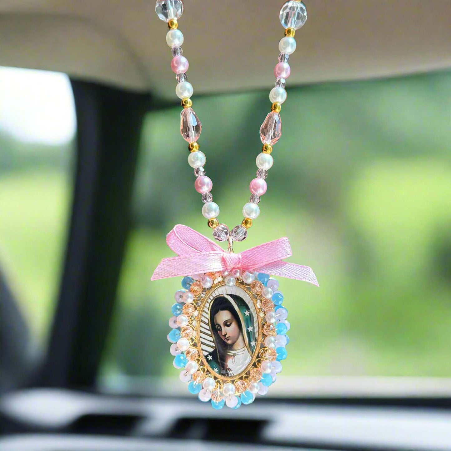 Mary Car Charm