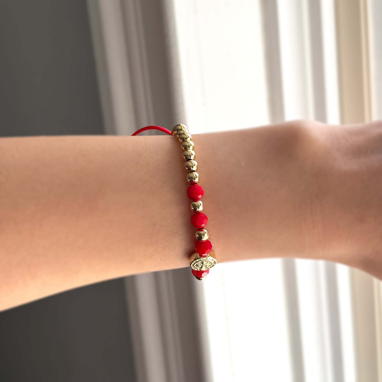 St. Benedict Red String Bracelet