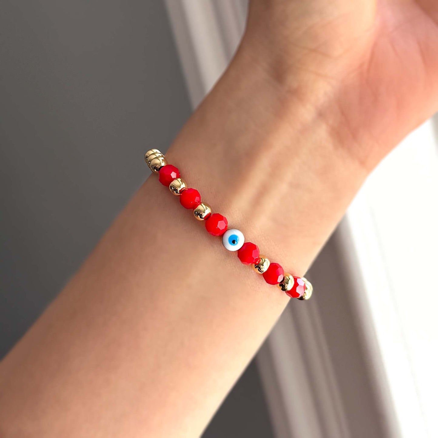Evil Eye Red String Bracelet