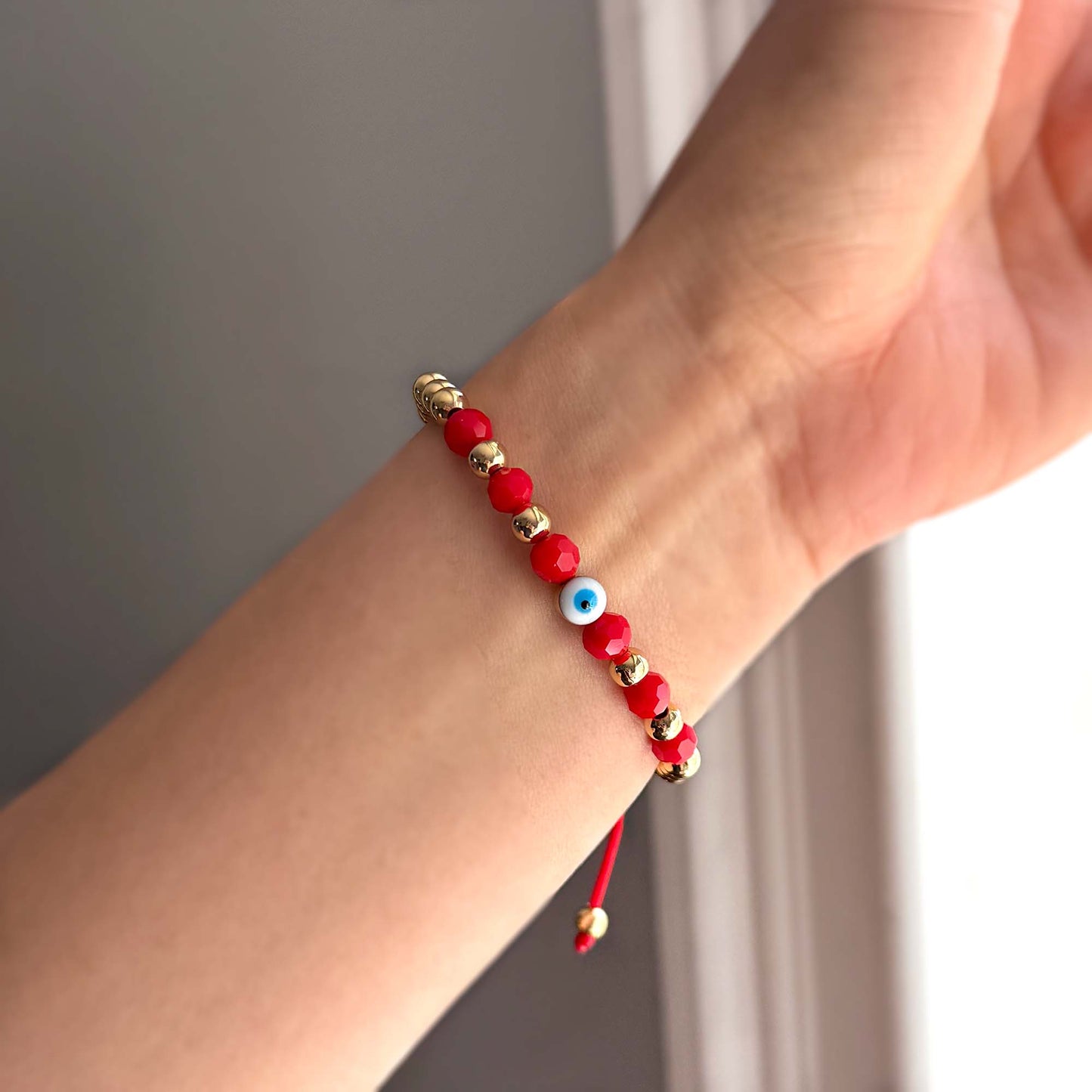Evil Eye Red String Bracelet
