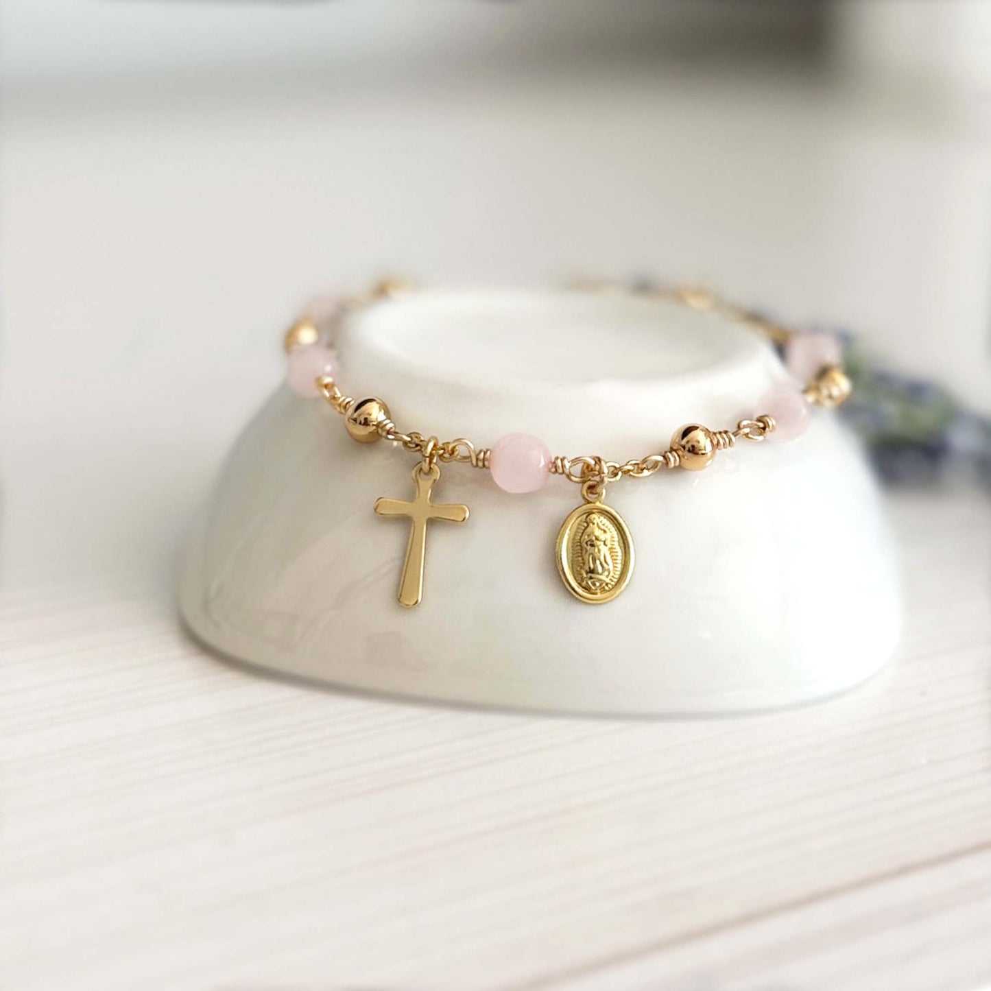 Virgin Mary Rosary Bracelet