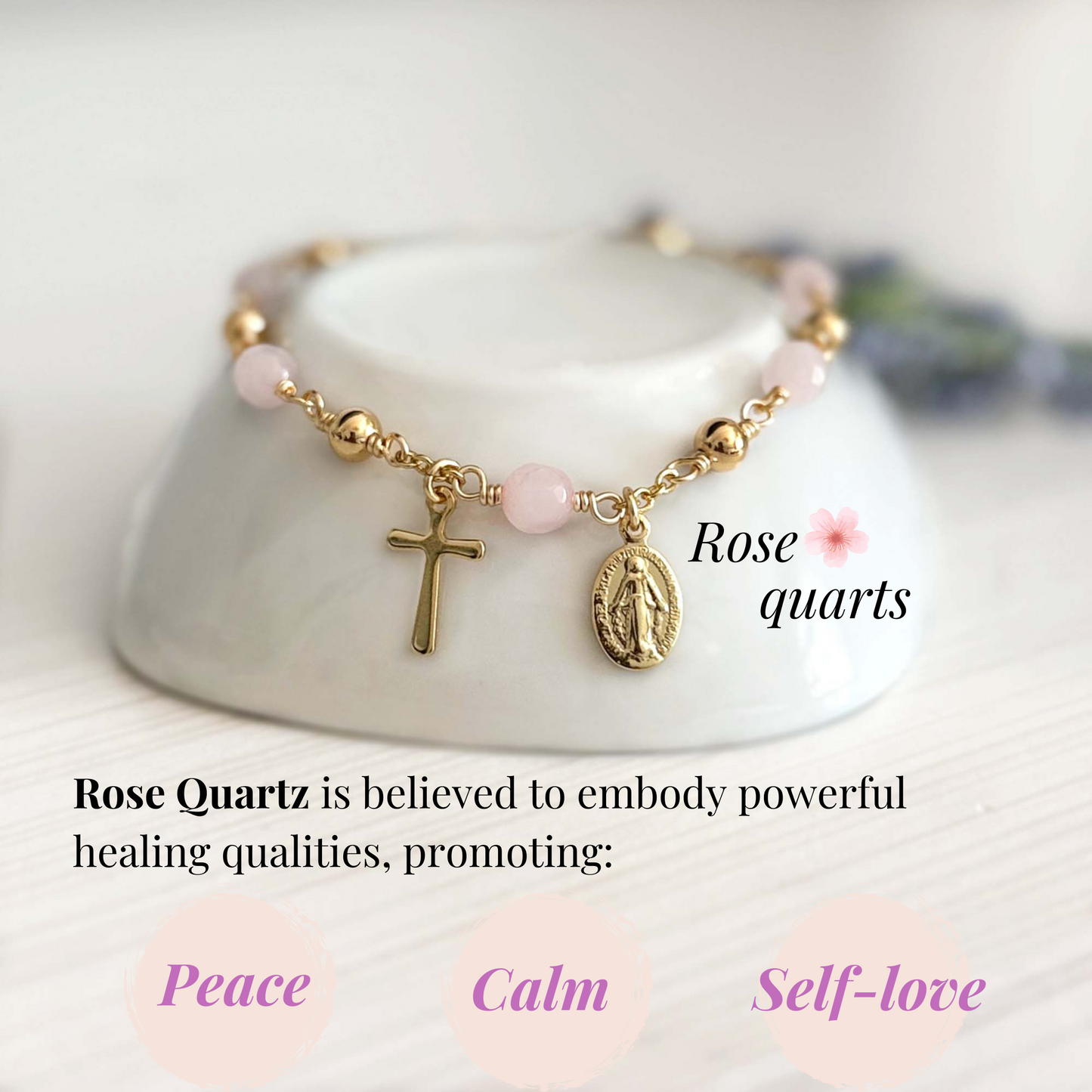 Virgin Mary Rosary Bracelet