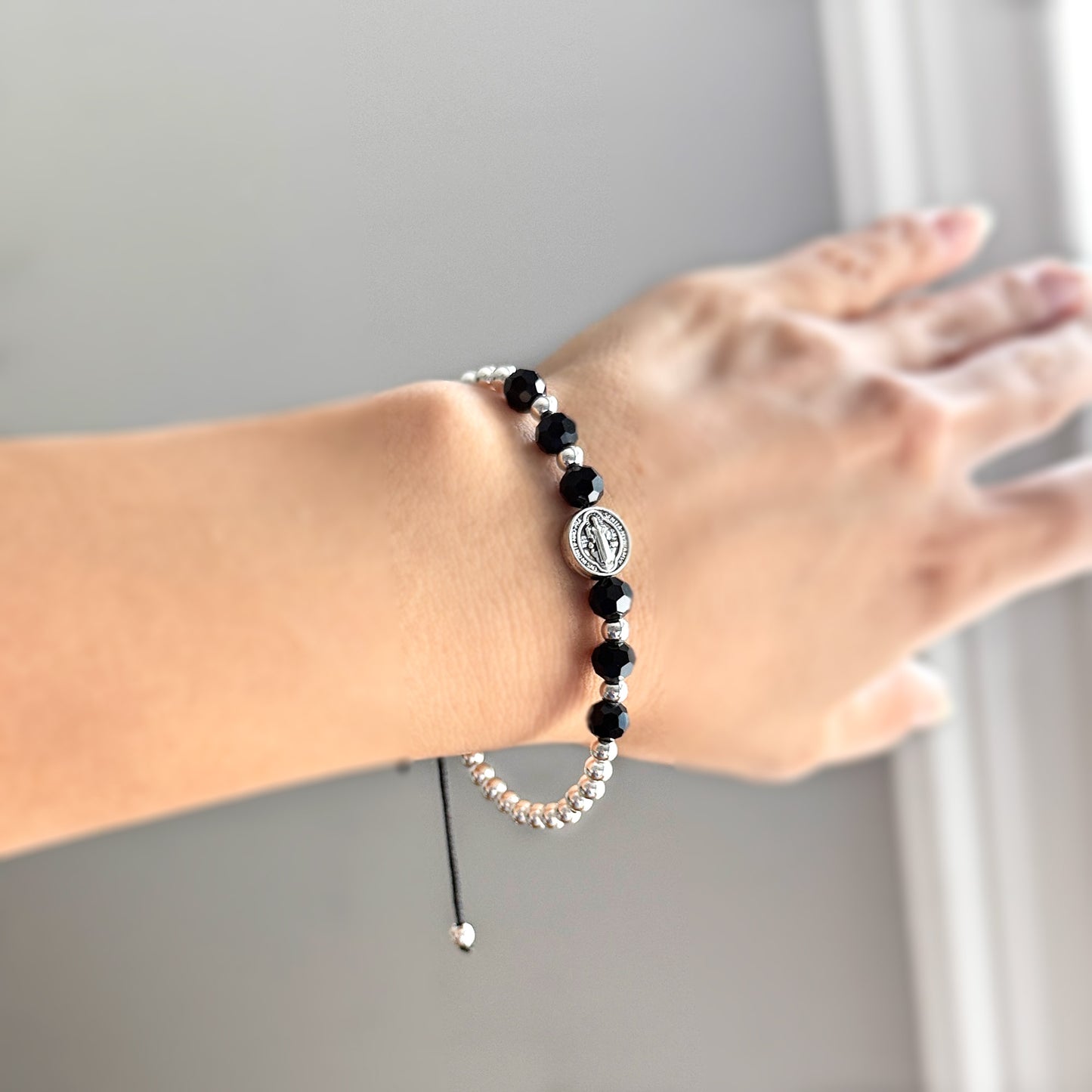 Saint Benedict Cord Bracelet