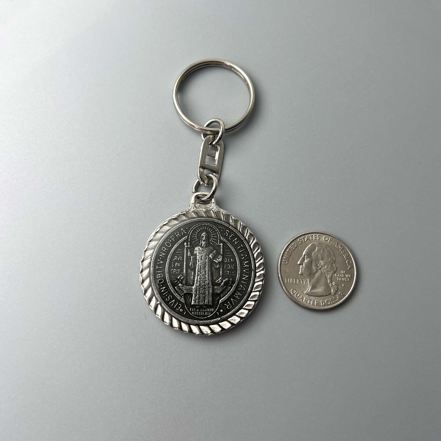 Saint Benedict Keychain