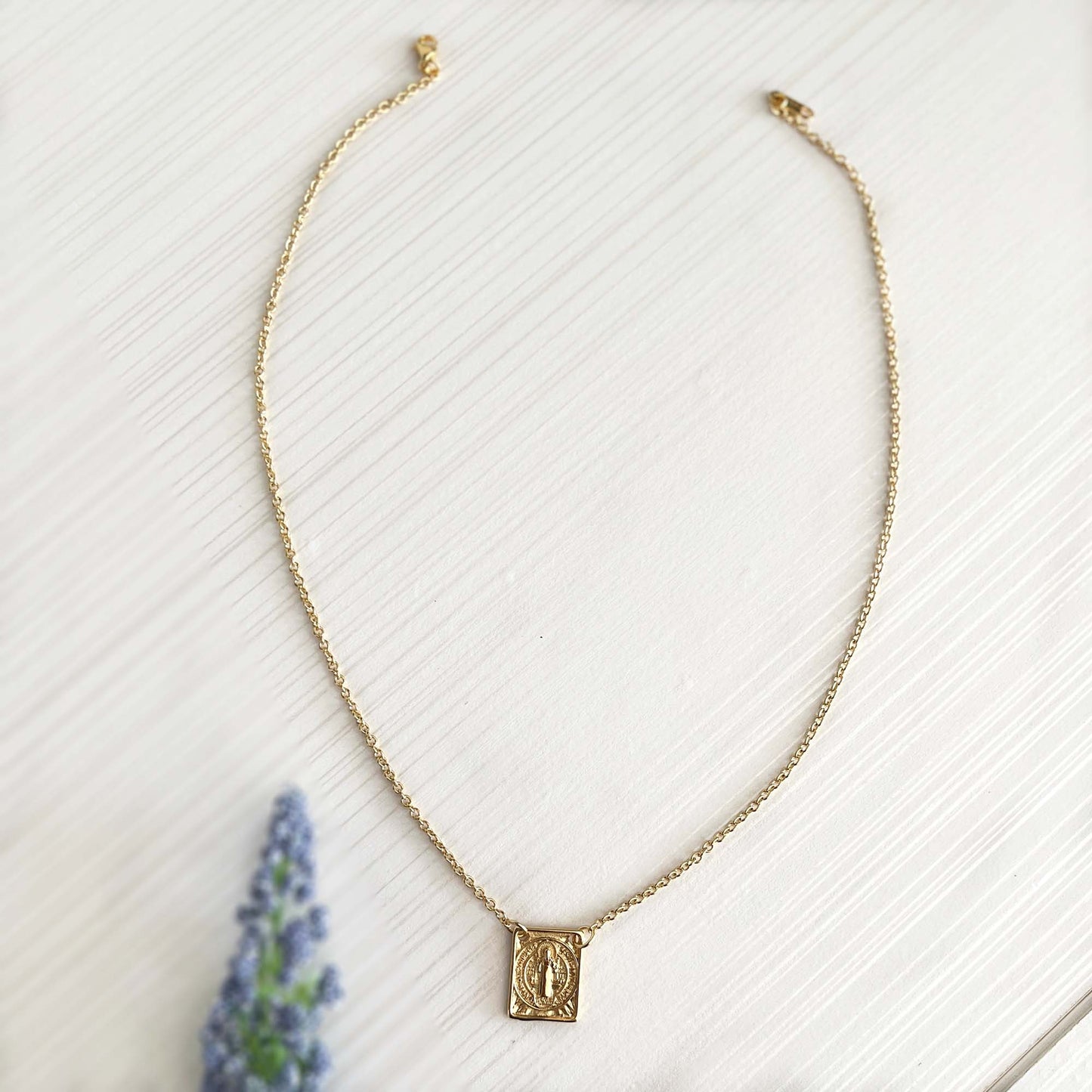 Saint Benedict Scapular Necklace