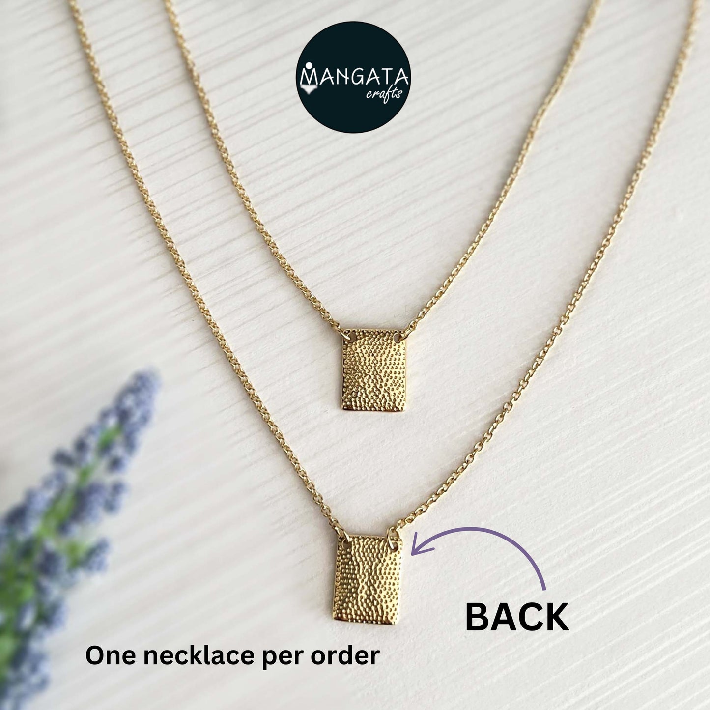 Virgin Mary Scapular Necklace