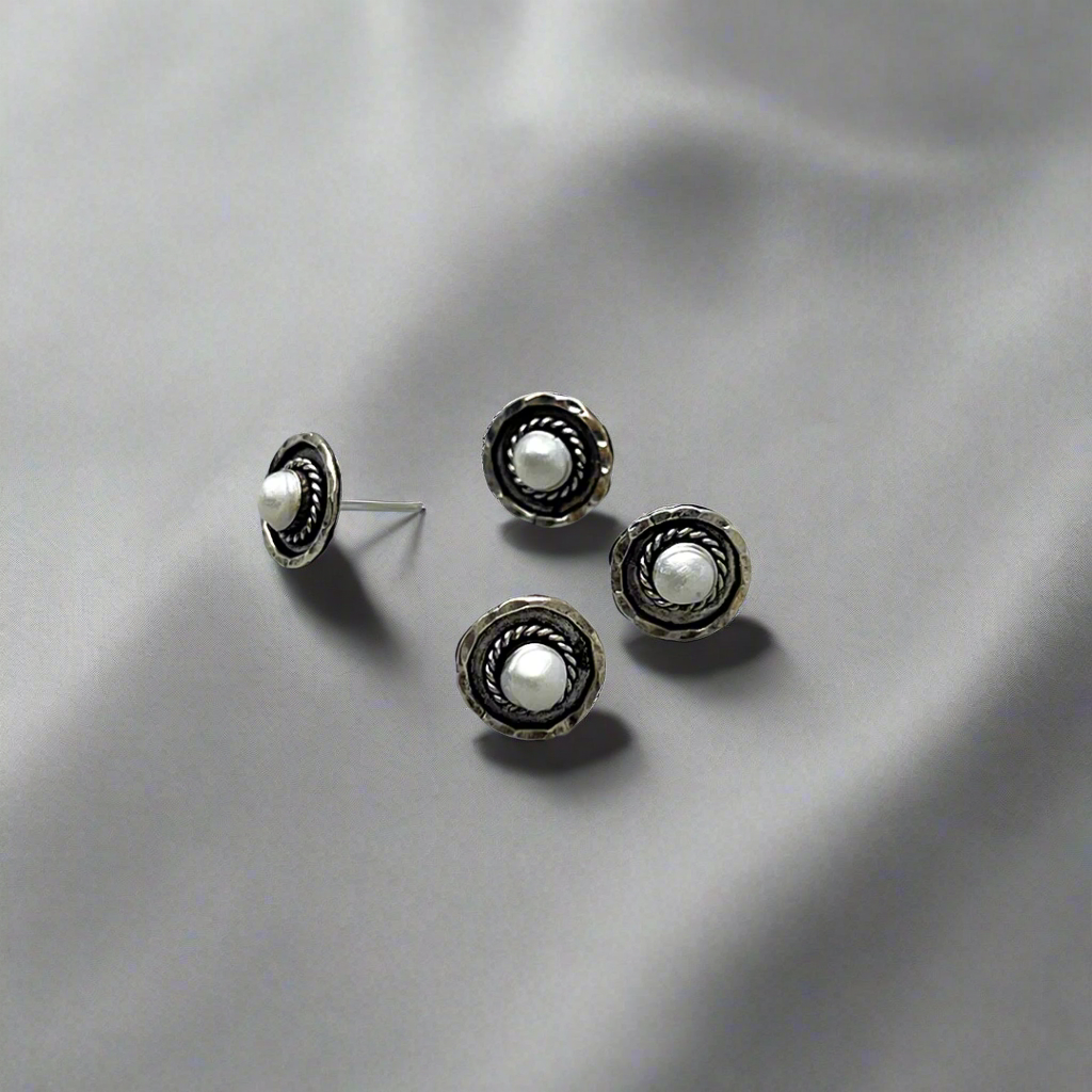 Aztec stud earrings women's