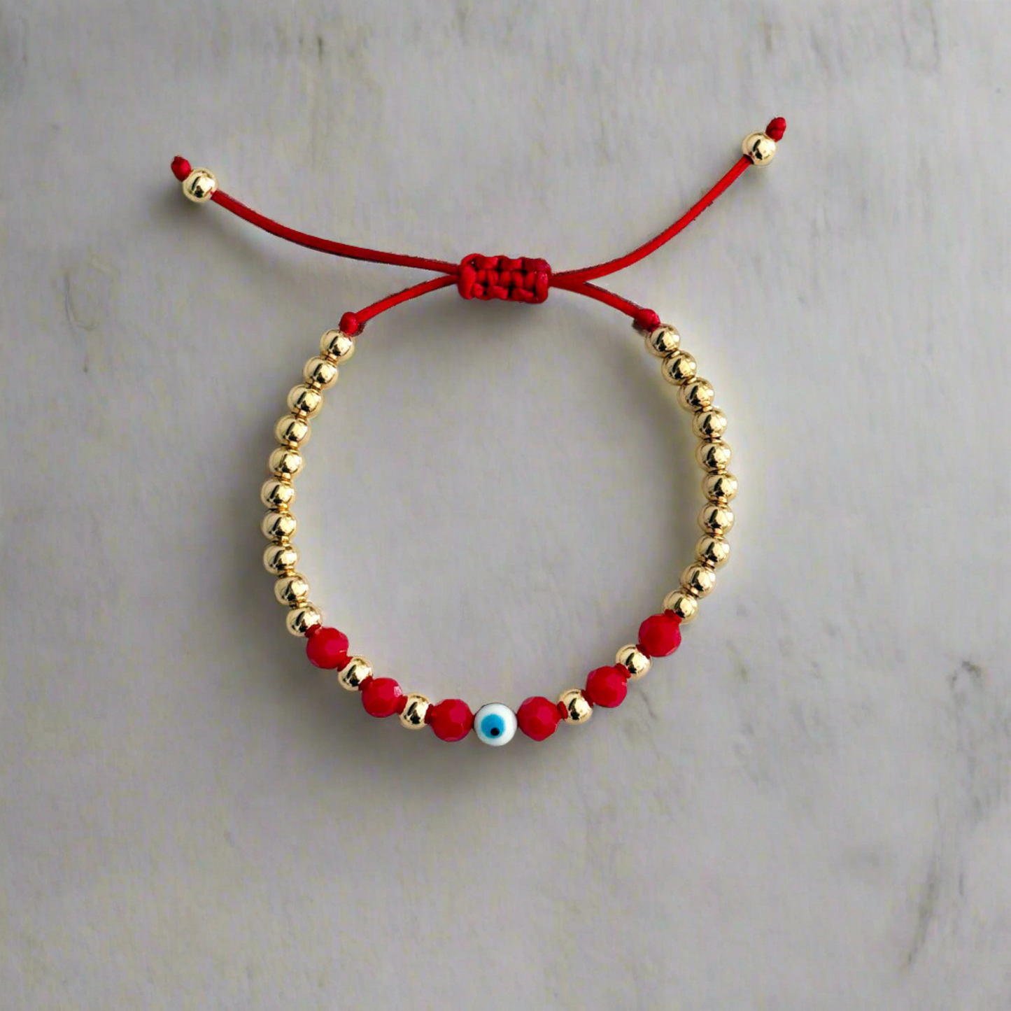 Evil Eye Red String Bracelet