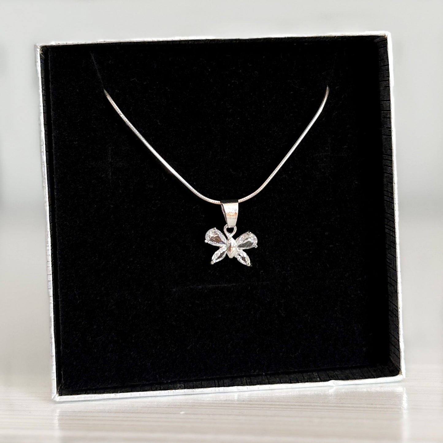 Butterfly Necklace Sterling Silver 925
