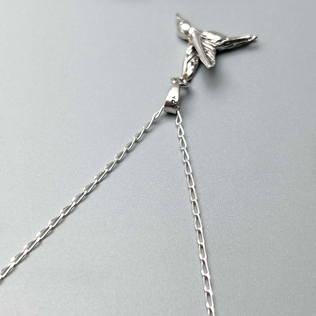 Hummingbird Silver Necklace