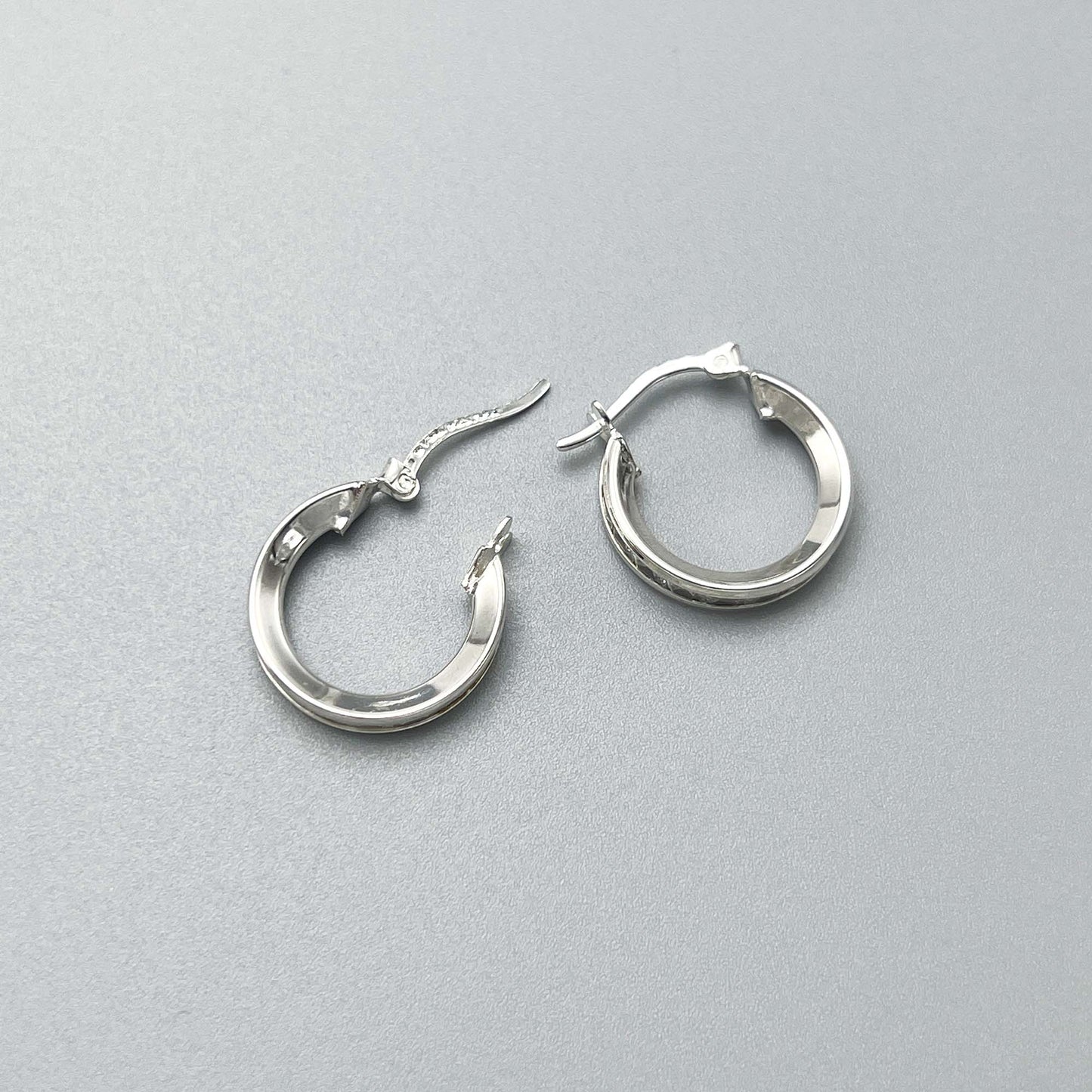 Hoop Silver Earrings