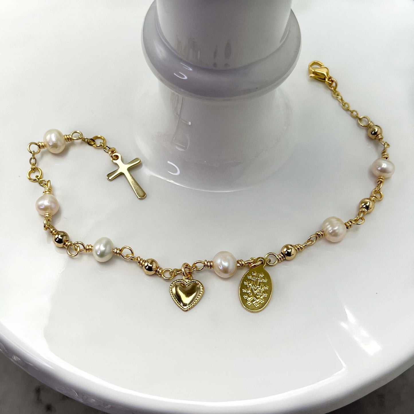 Miraculous Virgin Rosary Bracelet