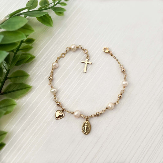 Miraculous Virgin Rosary Bracelet