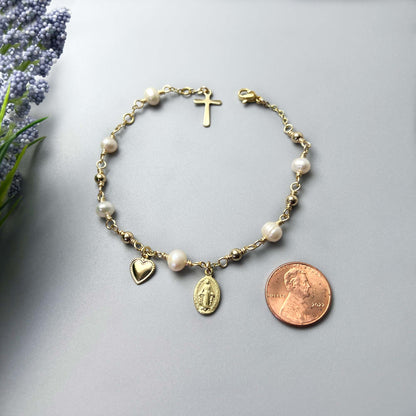 Miraculous Virgin Rosary Bracelet