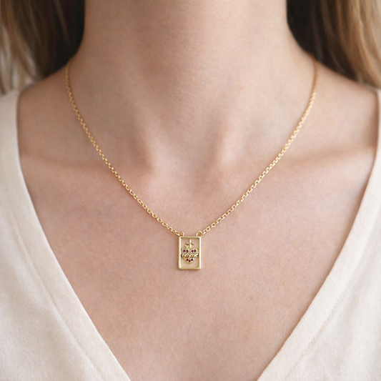 Sacred Heart Scapular Necklace