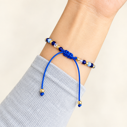 Saint Benedict Blue Bracelet
