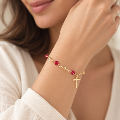 Swarovski Crystal Rosary Bracelet