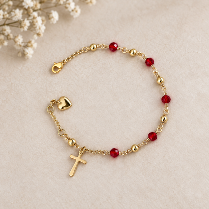Swarovski Crystal Rosary Bracelet