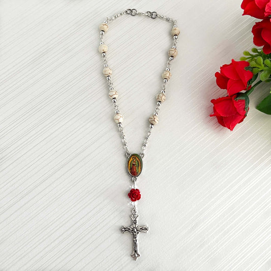 Our Lady of Guadalupe Car Rear View Mirror Charm
