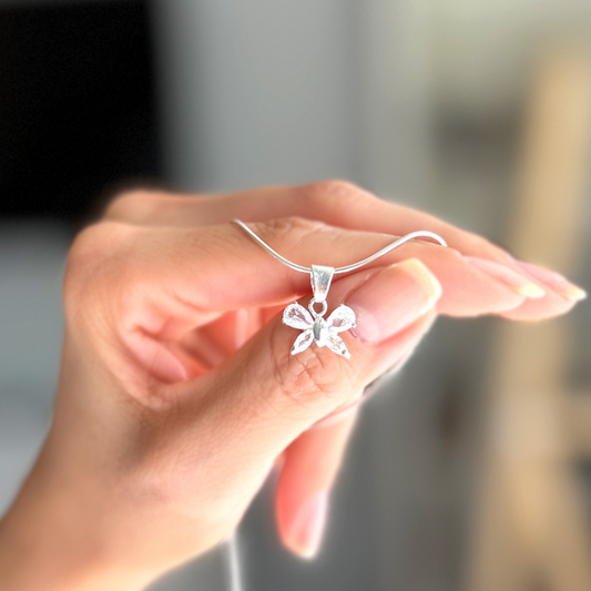 Butterfly Necklace Sterling Silver 925
