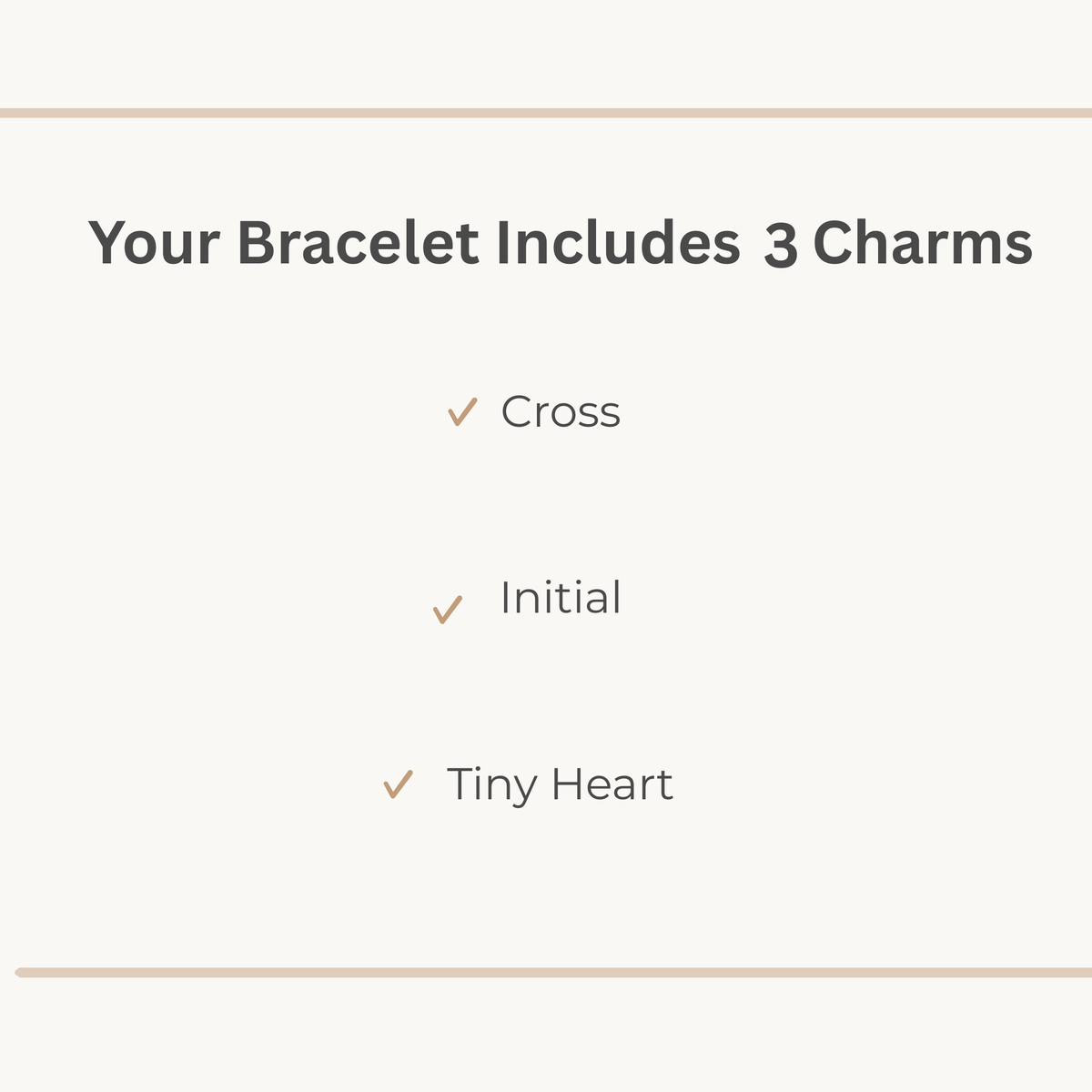 Personalized Initial Rosary Bracelet