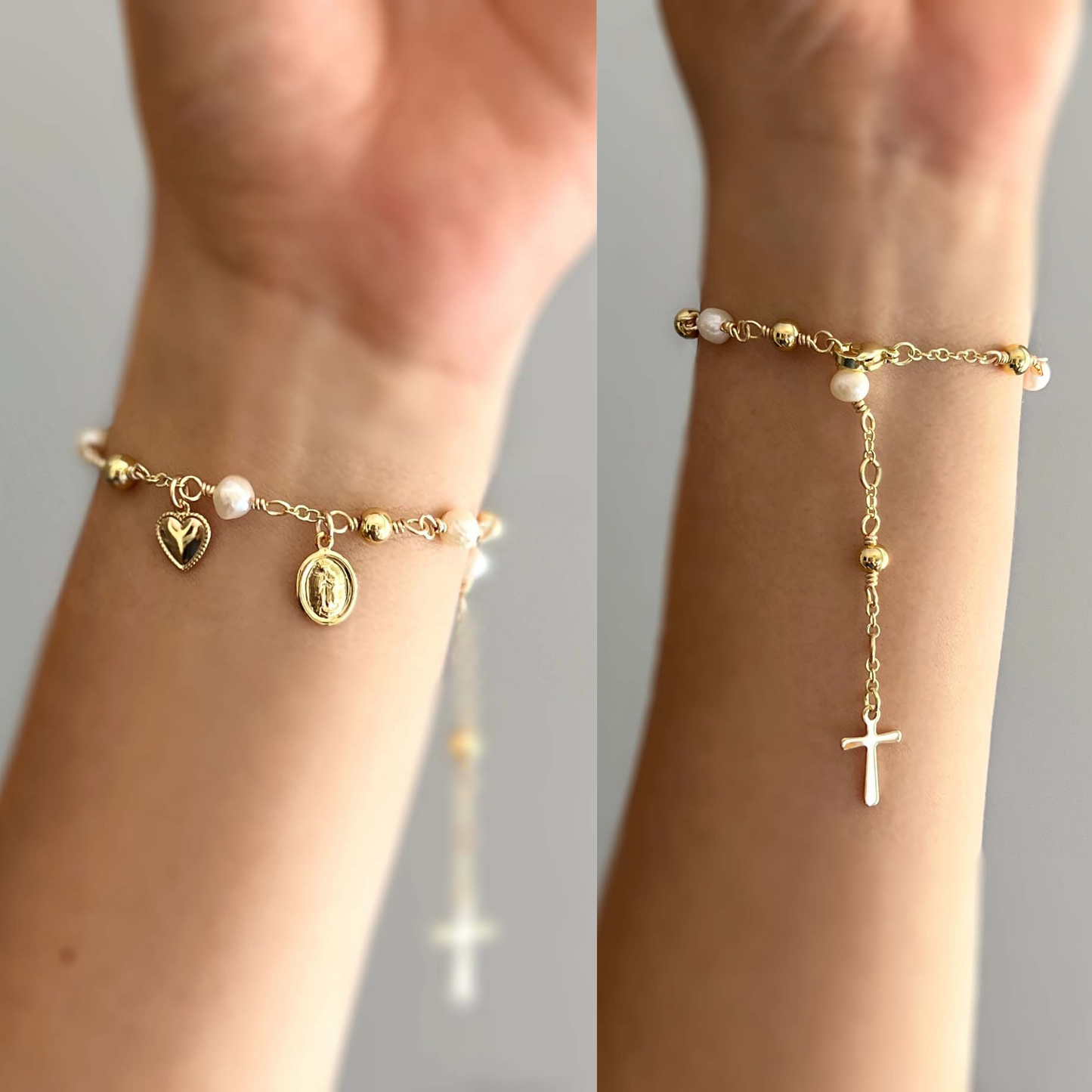 Virgin Mary Rosary Bracelet