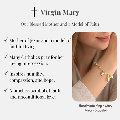 Virgin Mary Rosary Bracelet