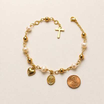 Virgin Mary Rosary Bracelet