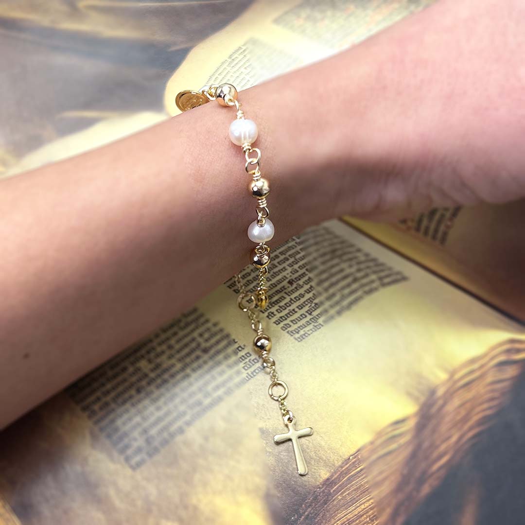 Virgin Mary Rosary Bracelet