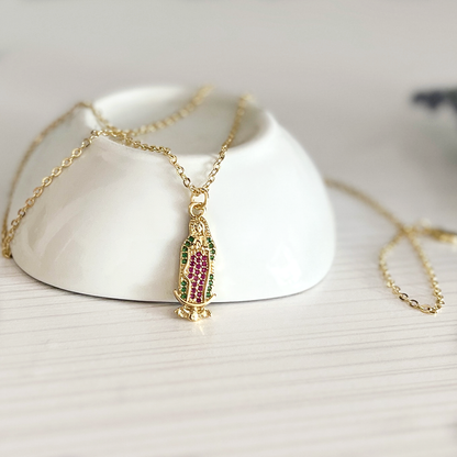 Virgencita Gold Necklace