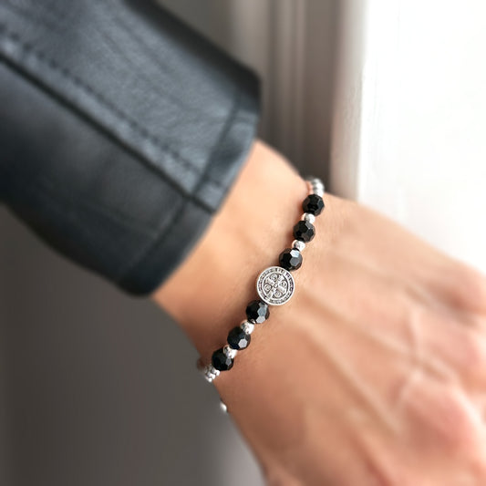 Saint Benedict Cord Bracelet