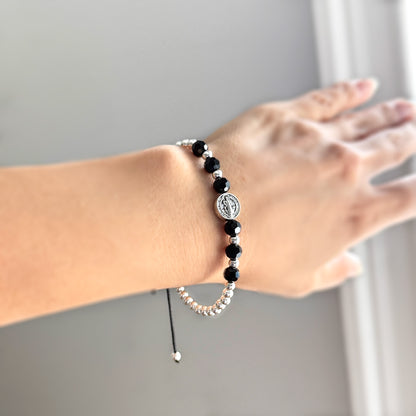 Saint Benedict Cord Bracelet