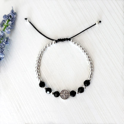 Saint Benedict Cord Bracelet