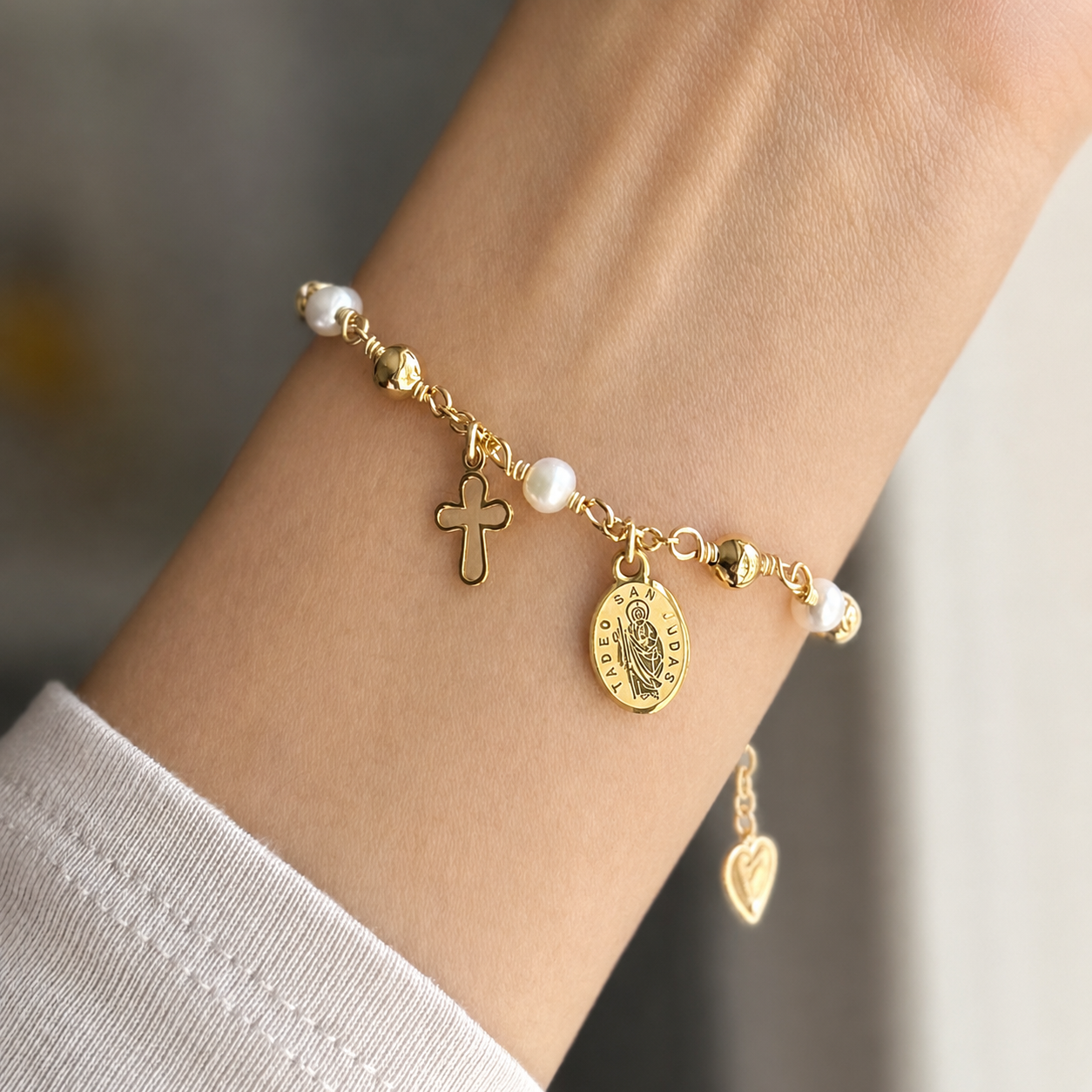 Saint Jude Rosary Bracelet