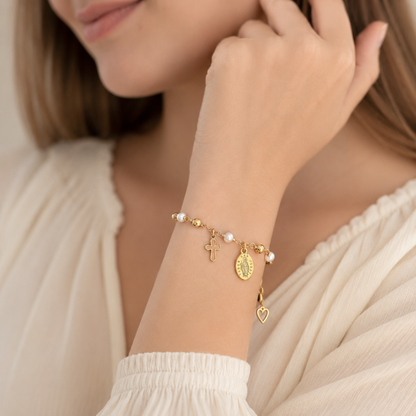 Saint Jude Rosary Bracelet