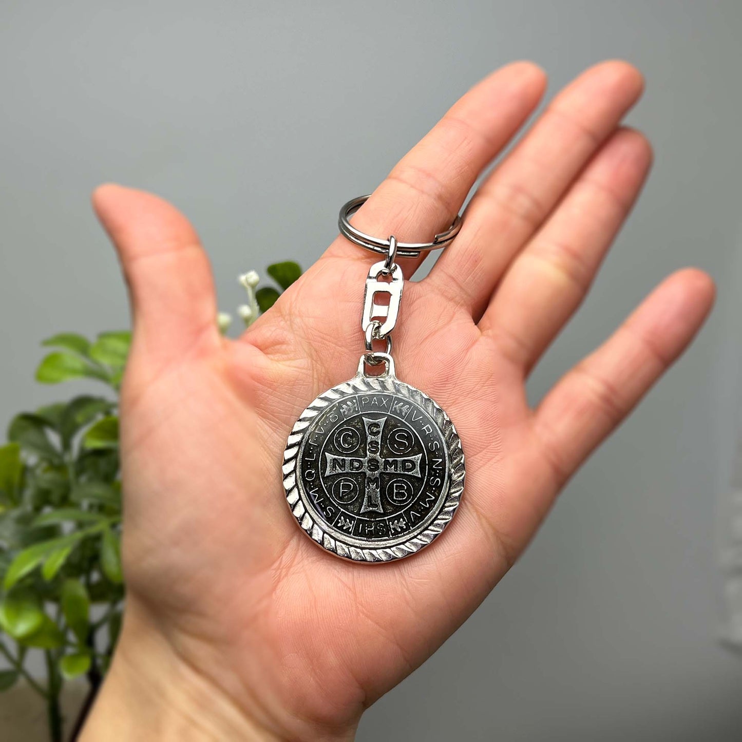 Saint Benedict Keychain