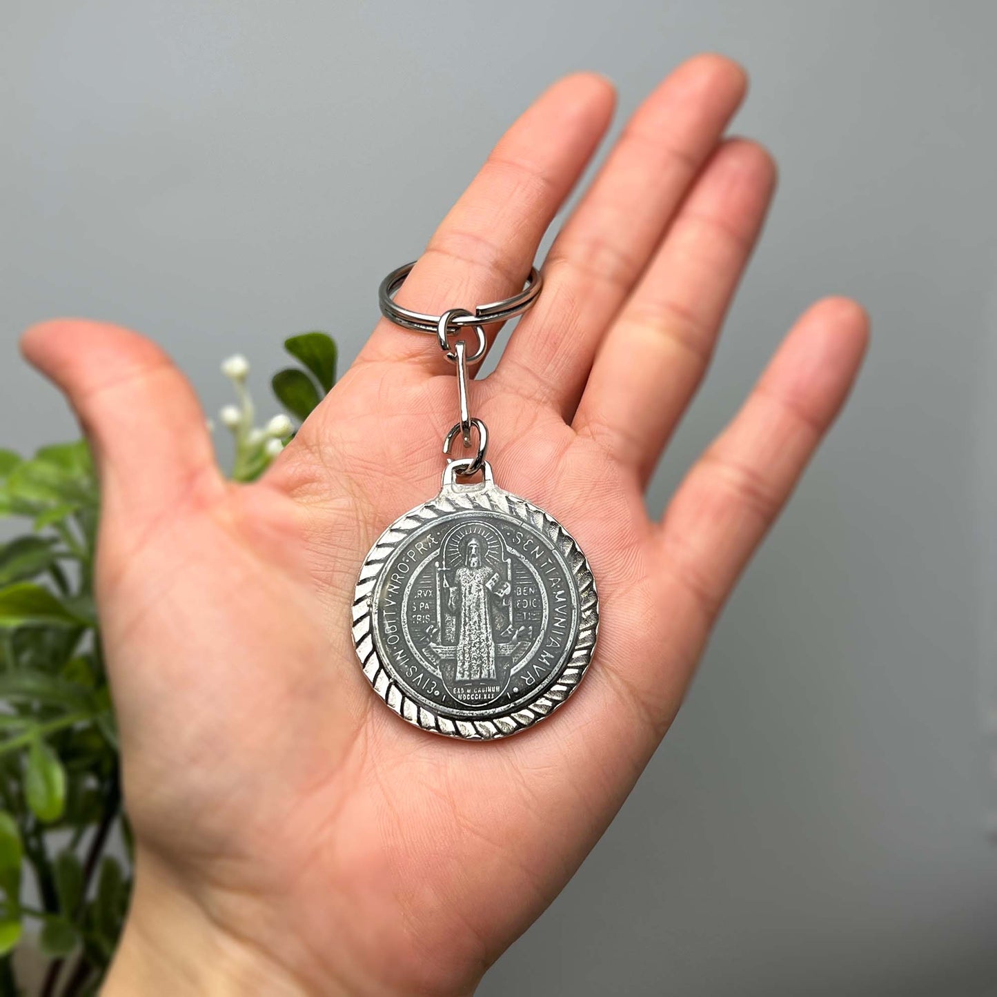 Saint Benedict Keychain