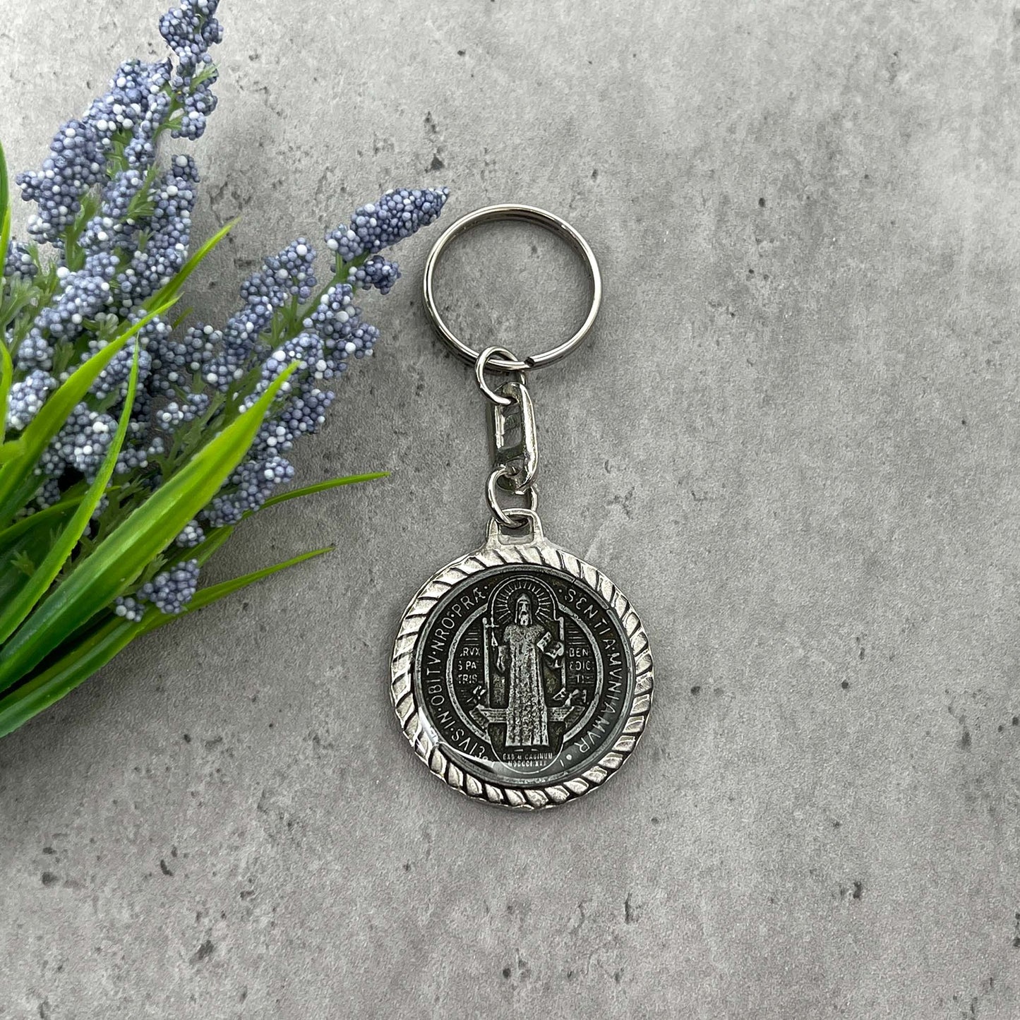 Saint Benedict Keychain