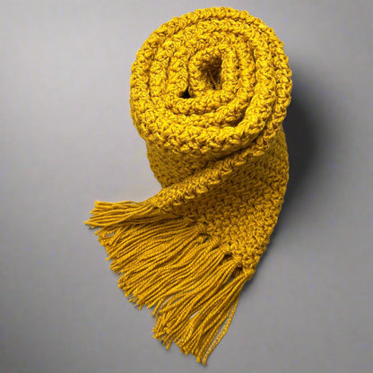 Mustard Long Scarf