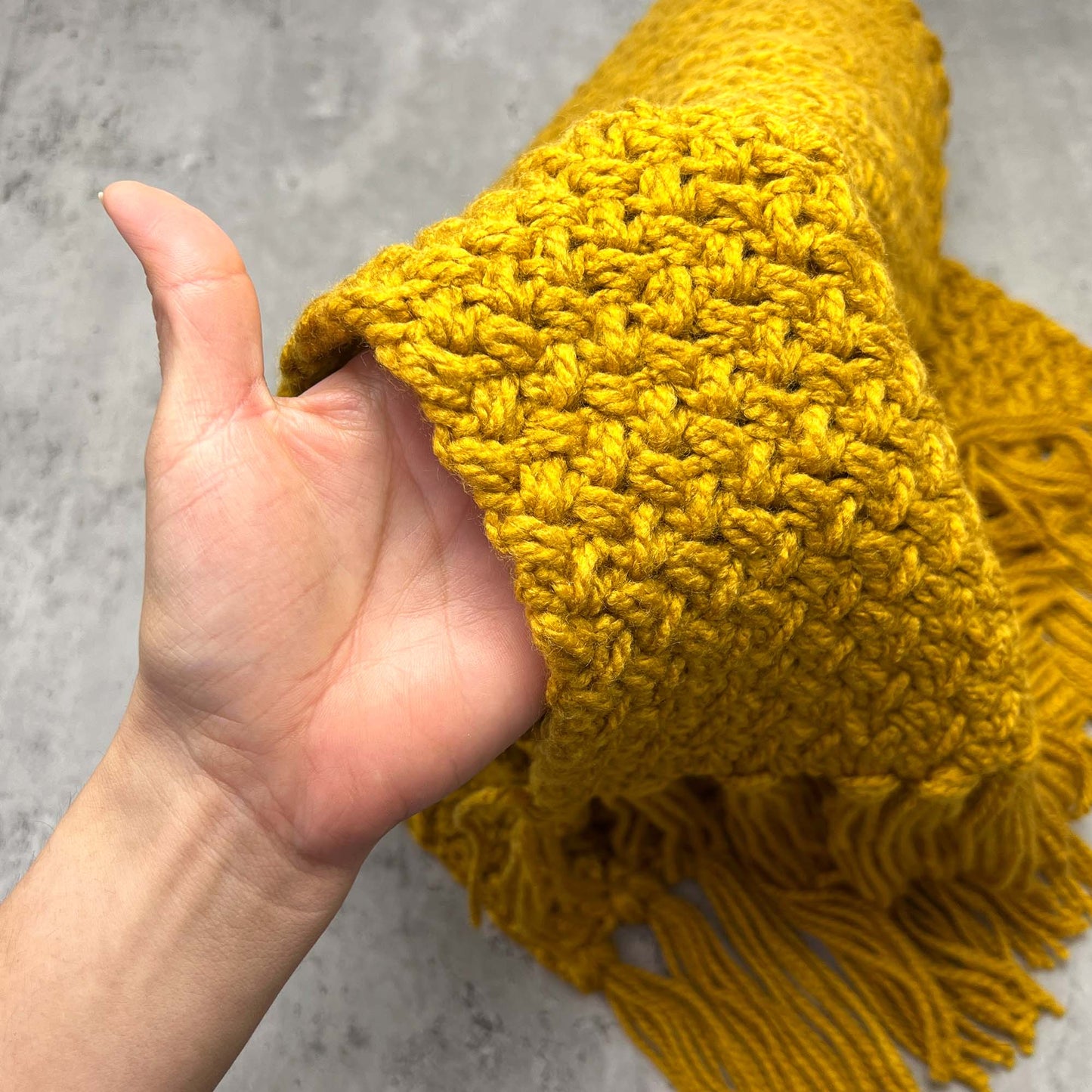 Mustard Long Scarf