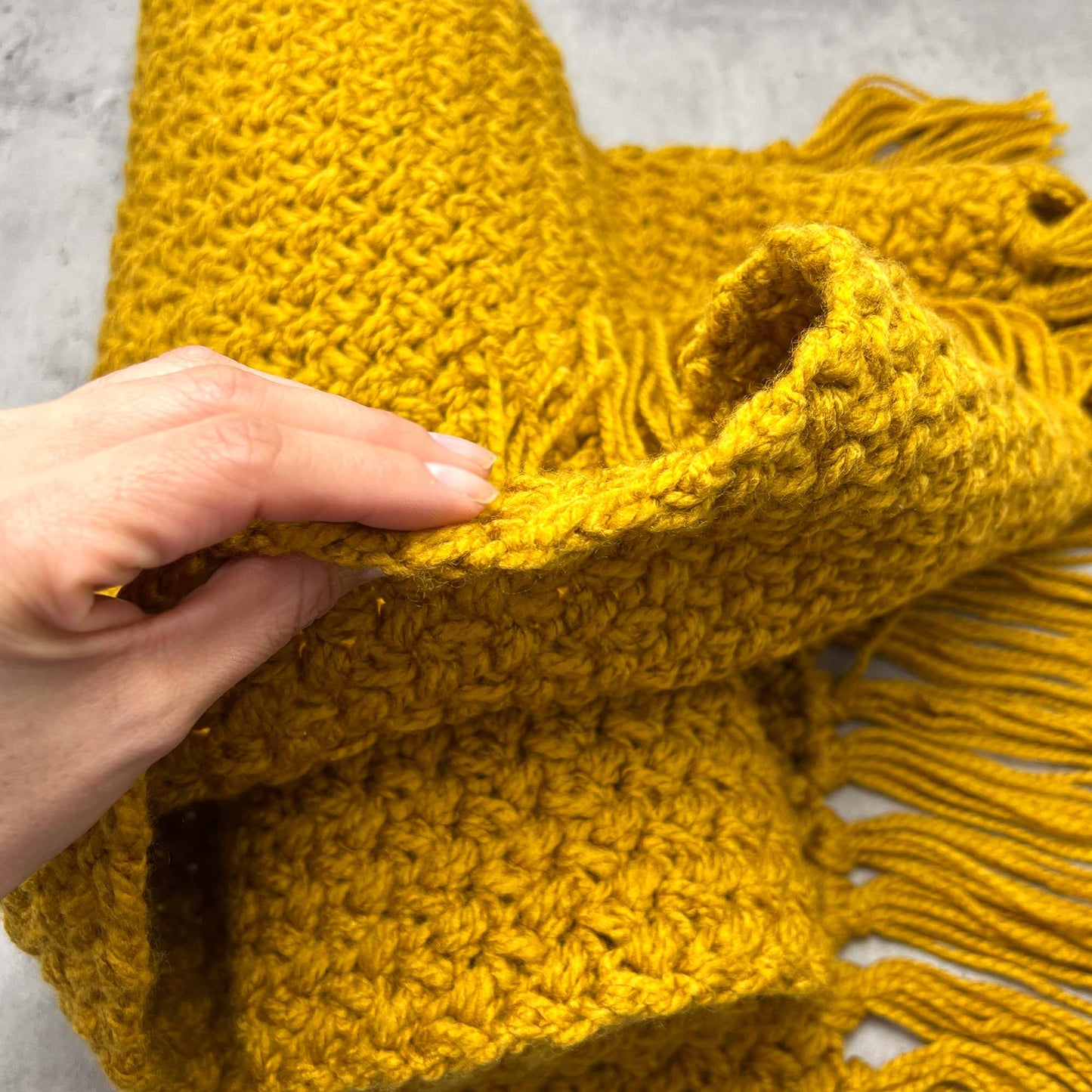 Mustard Long Scarf