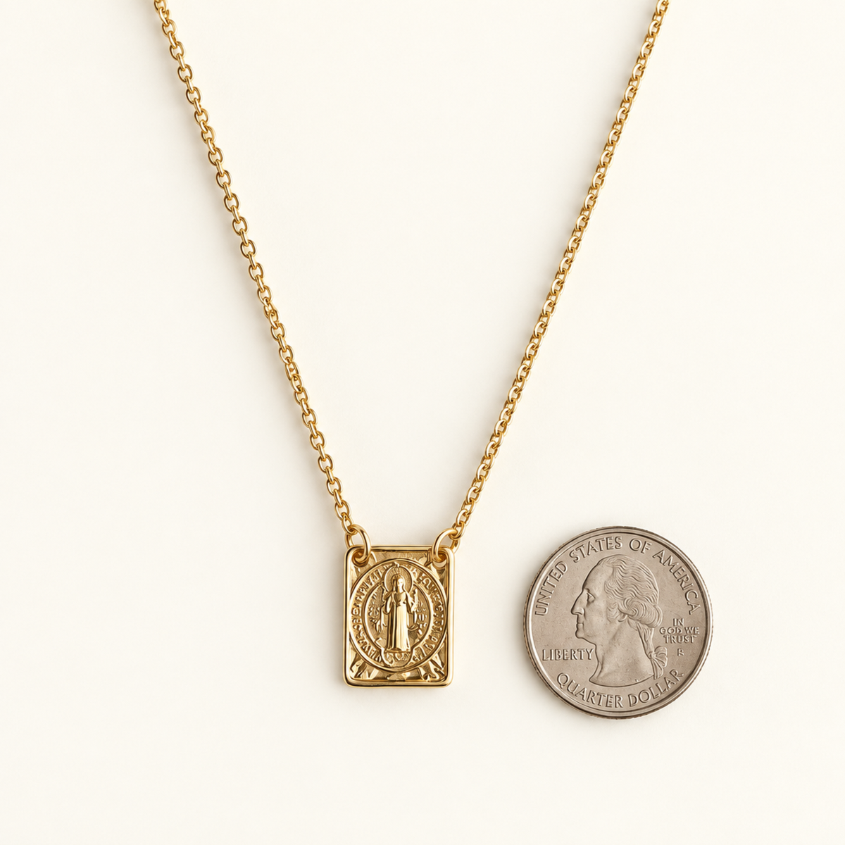 Saint Benedict Scapular Necklace